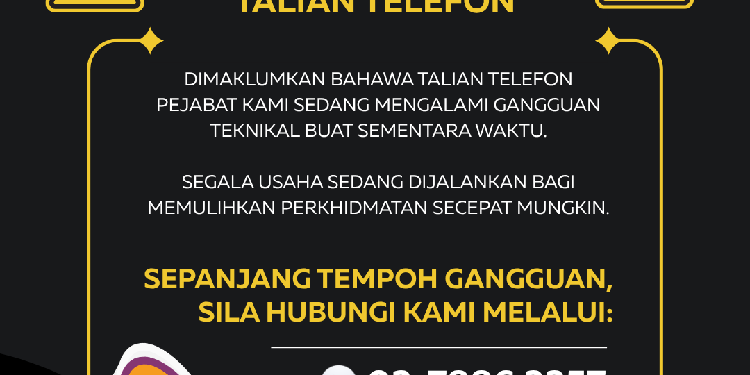 Black And Yellow Bold Scheduled Community Work Homeowners Association Maintenance Notice Flyer